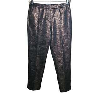 PURE Collection Metallic Dress Pants Size 6